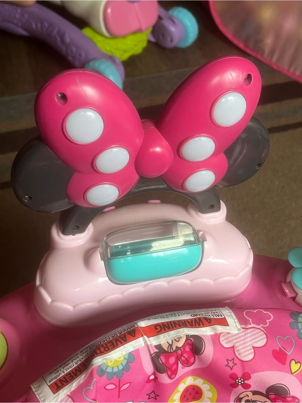 Minnie Mouse Baby Bouncer 6-12 months - Picture 5 of 7